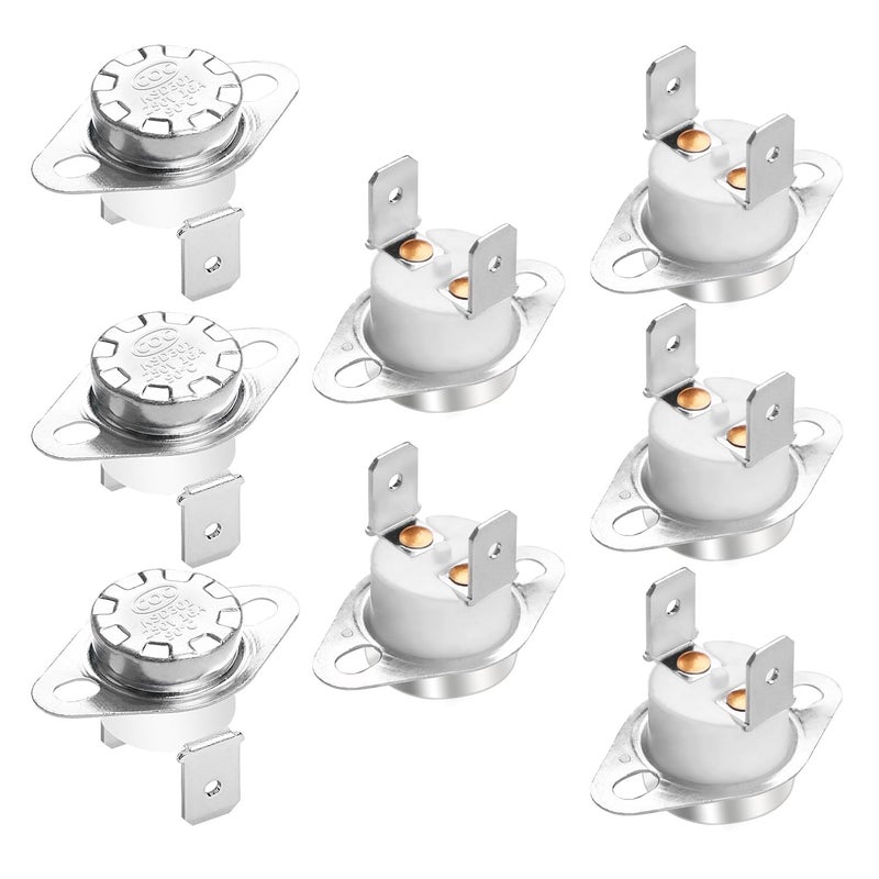 Aopin Thermal Control Switch KSD301 Normally Closed NC 90 Degrees 250V 16A Toast Oven Thermostat Temperature Switch-Degree 8Pcs - Image 1